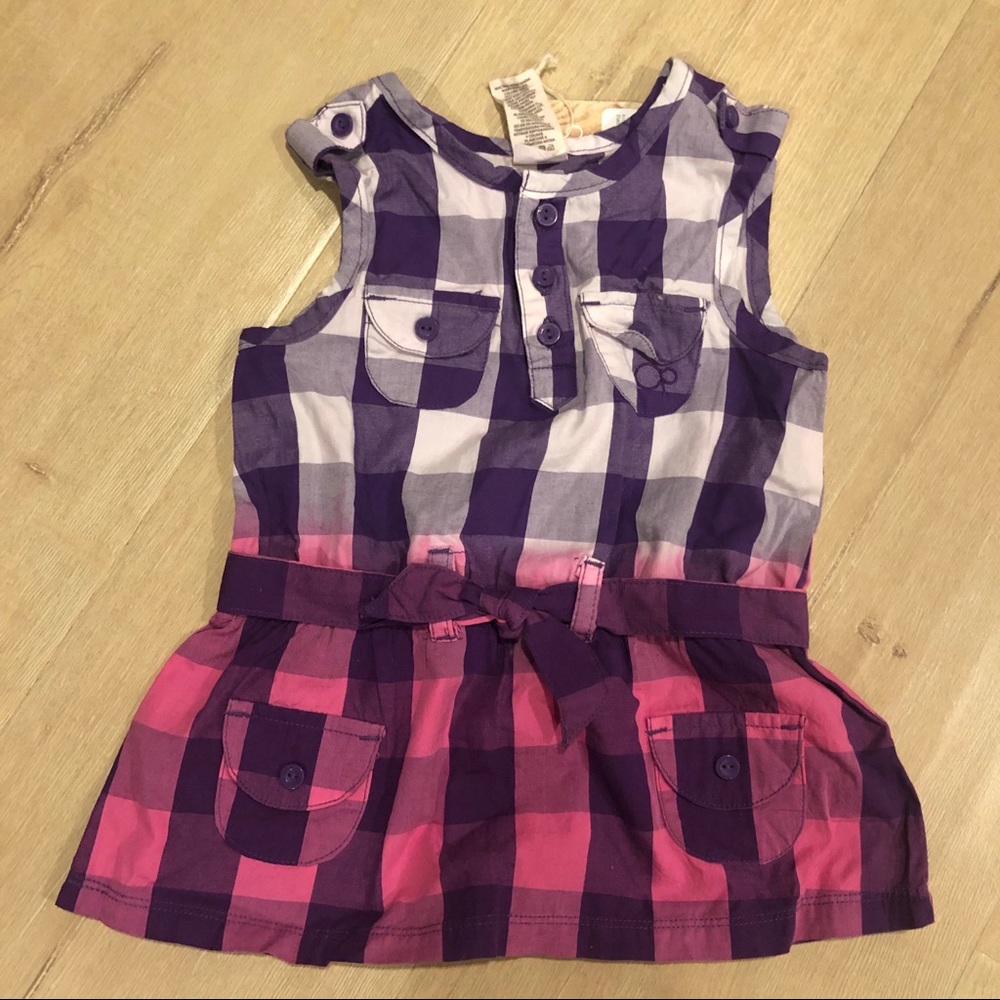 Op plaid dress
